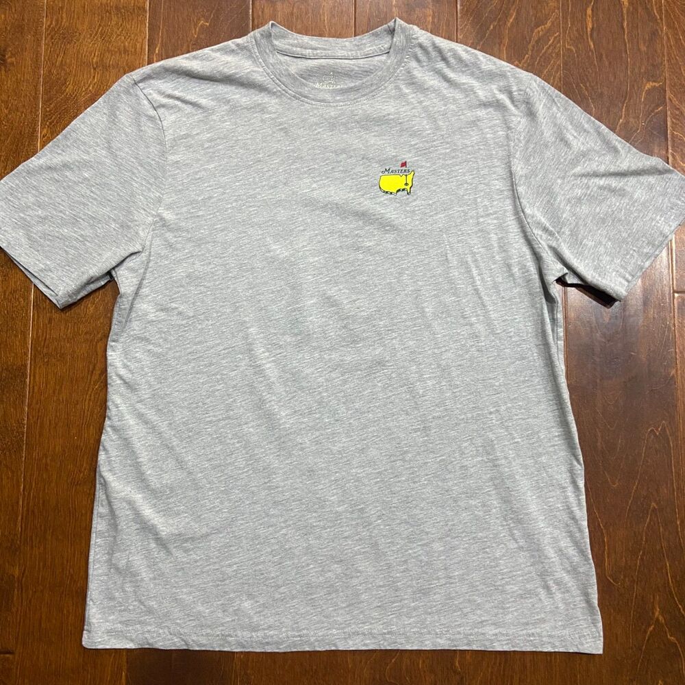 Masters Tournament Augusta National Golf Club Gray T-Shirt Men's Size Large - Picture 2 of 8